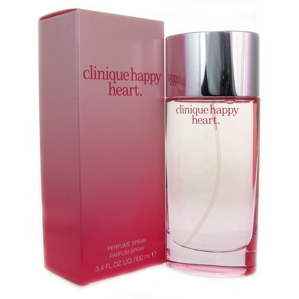 Clinique Happy Heart Perfume for Women – 3.4 oz Eau de Parfum Spray – Fresh Floral Scent with Long-Lasting Wea