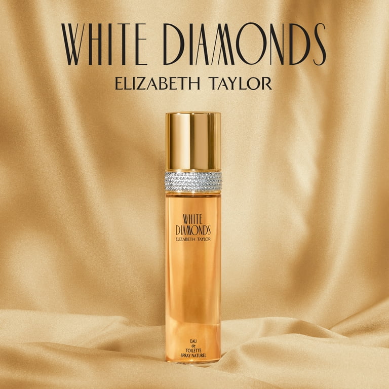 Elizabeth Taylor White Diamonds Eau de Toilette for Women – Timeless & Elegant Fragrance | 3.3 oz